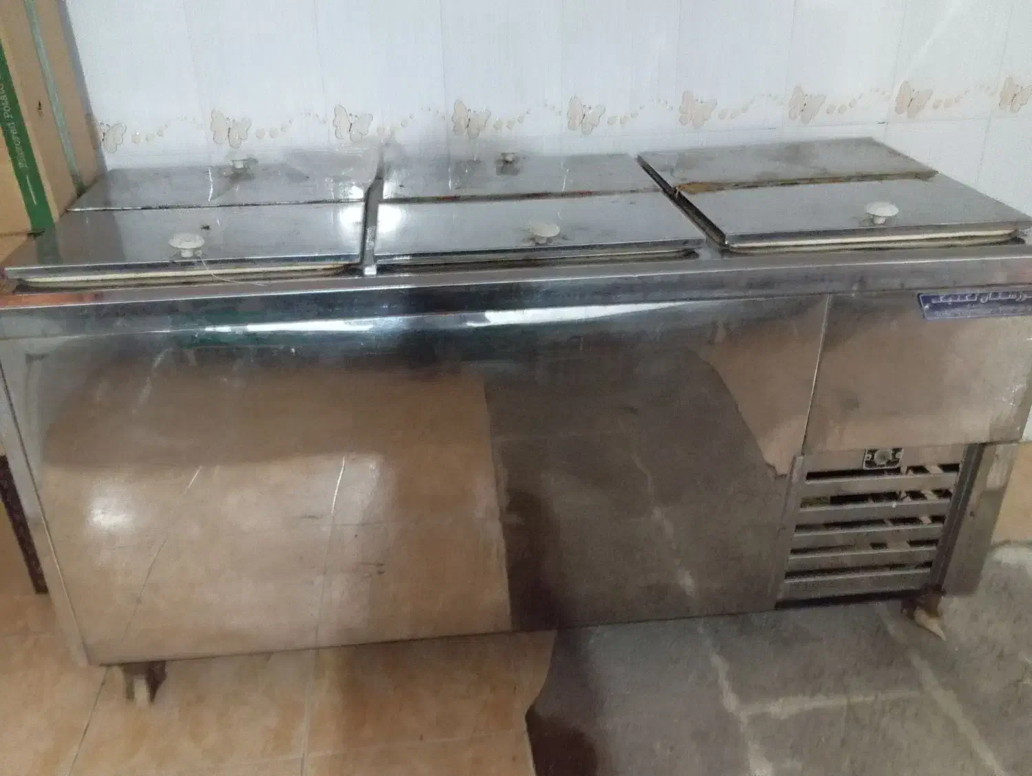 فریز شش دره استیل مخصوص بستنی|فروشگاه و مغازه|کارون, |دیوار