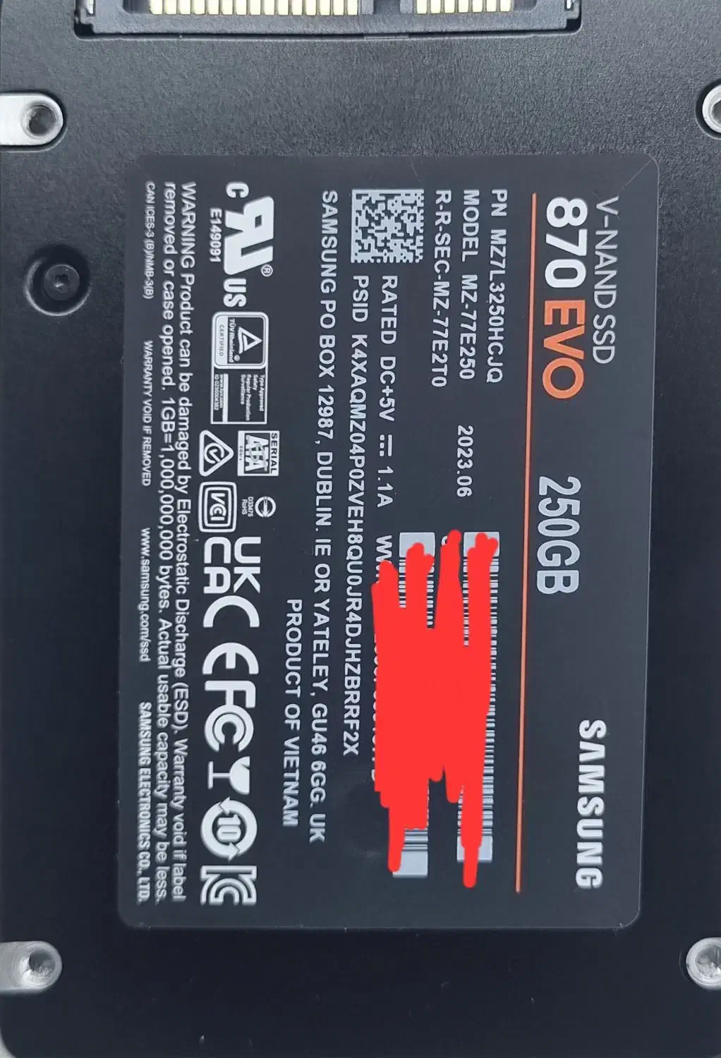 اس اس دی SSD SAMSUNG 250GB|قطعات و لوازم جانبی رایانه|مشهد, آبکوه|دیوار