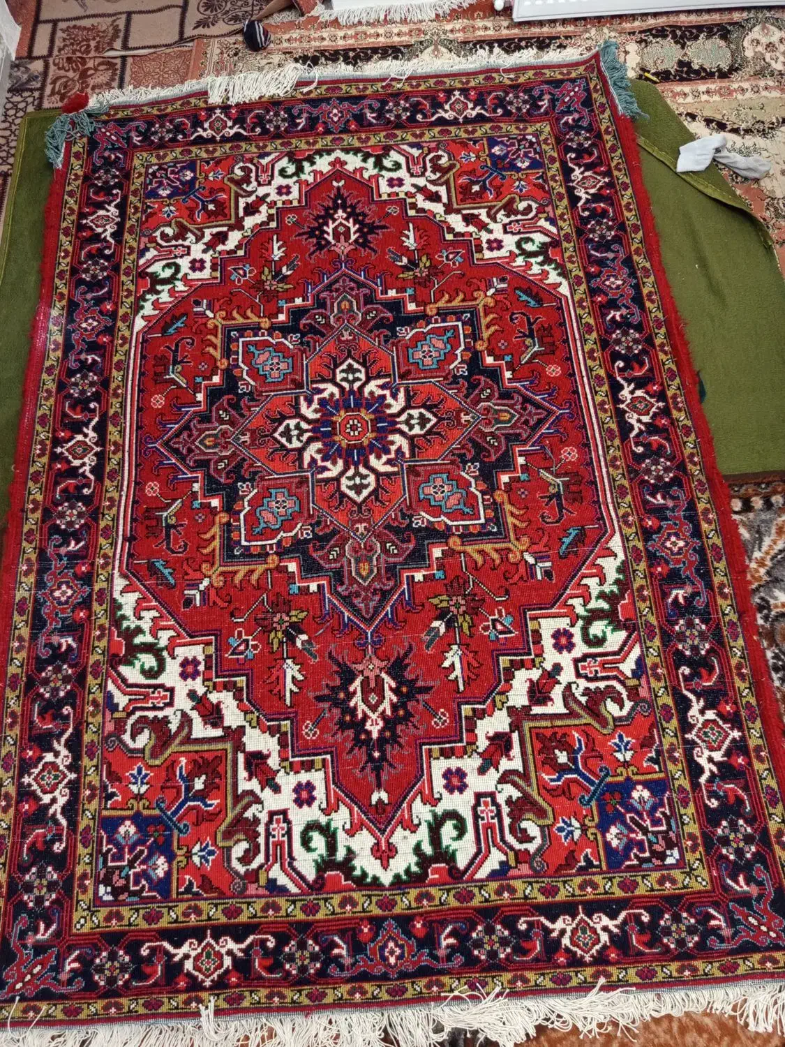 فرش دستبافت خالچا نونو در ابعاد۱ونیم در۲و۳۰ سانت|فرش|تهران, خلیج فارس|دیوار