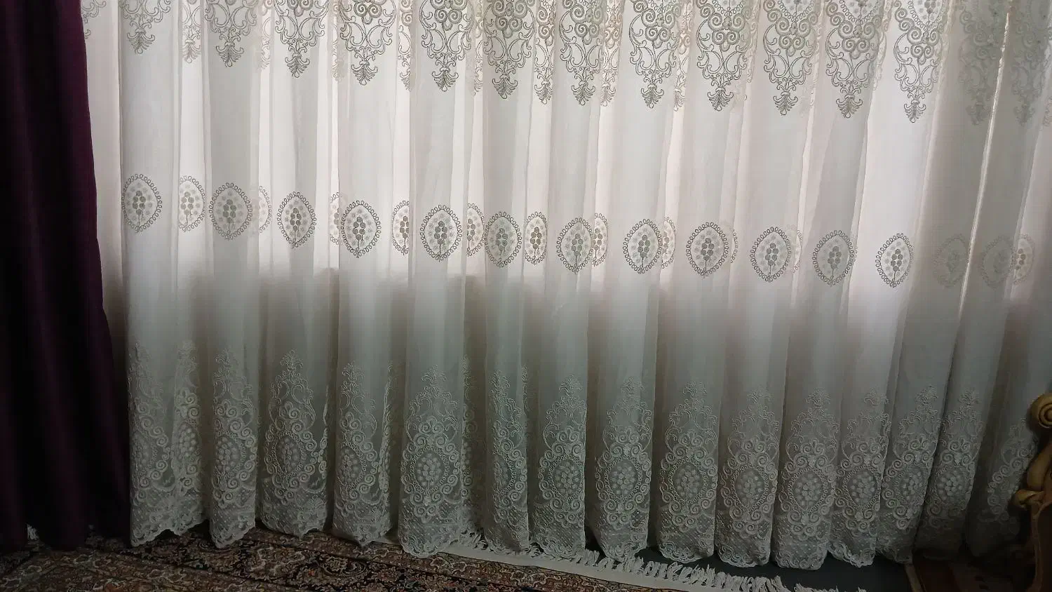 پرده ترک ۳متری|پرده، رانر، رومیزی|قم, دروازه چوبی|دیوار