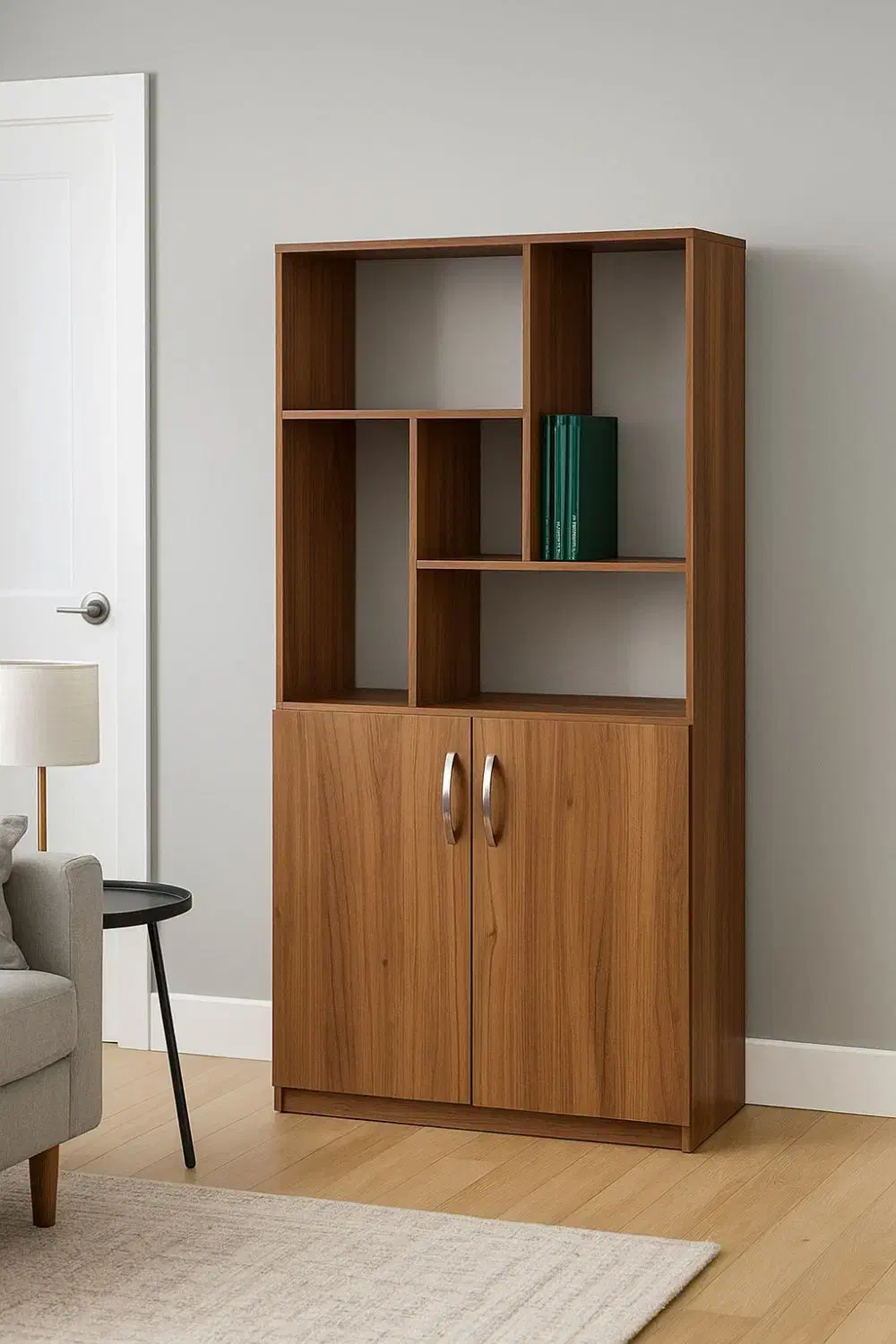 کتابخانه ام دی اف|کتابخانه، شلف، قفسههای دیواری|اصفهان, باغ کاران|دیوار