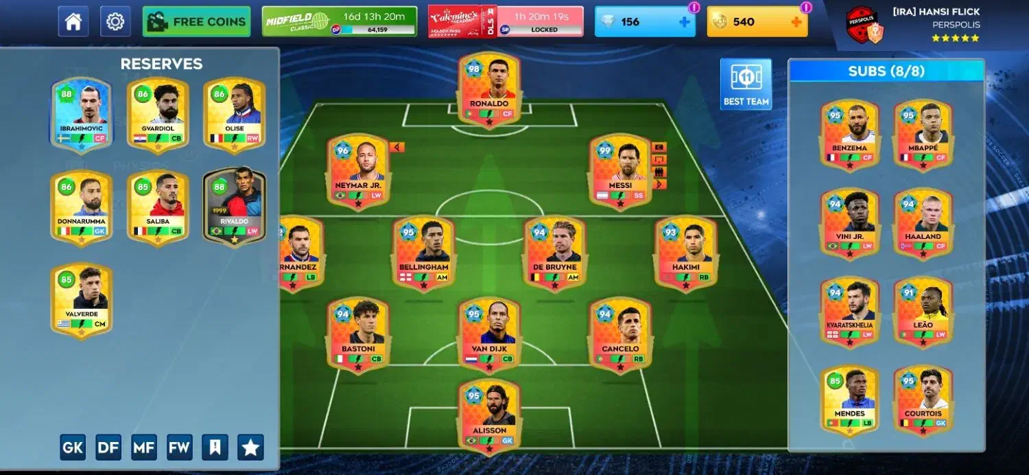 فوتبال dls|کنسول، بازی ویدئویی و آنلاین|تهران, تهرانپارس غربی|دیوار