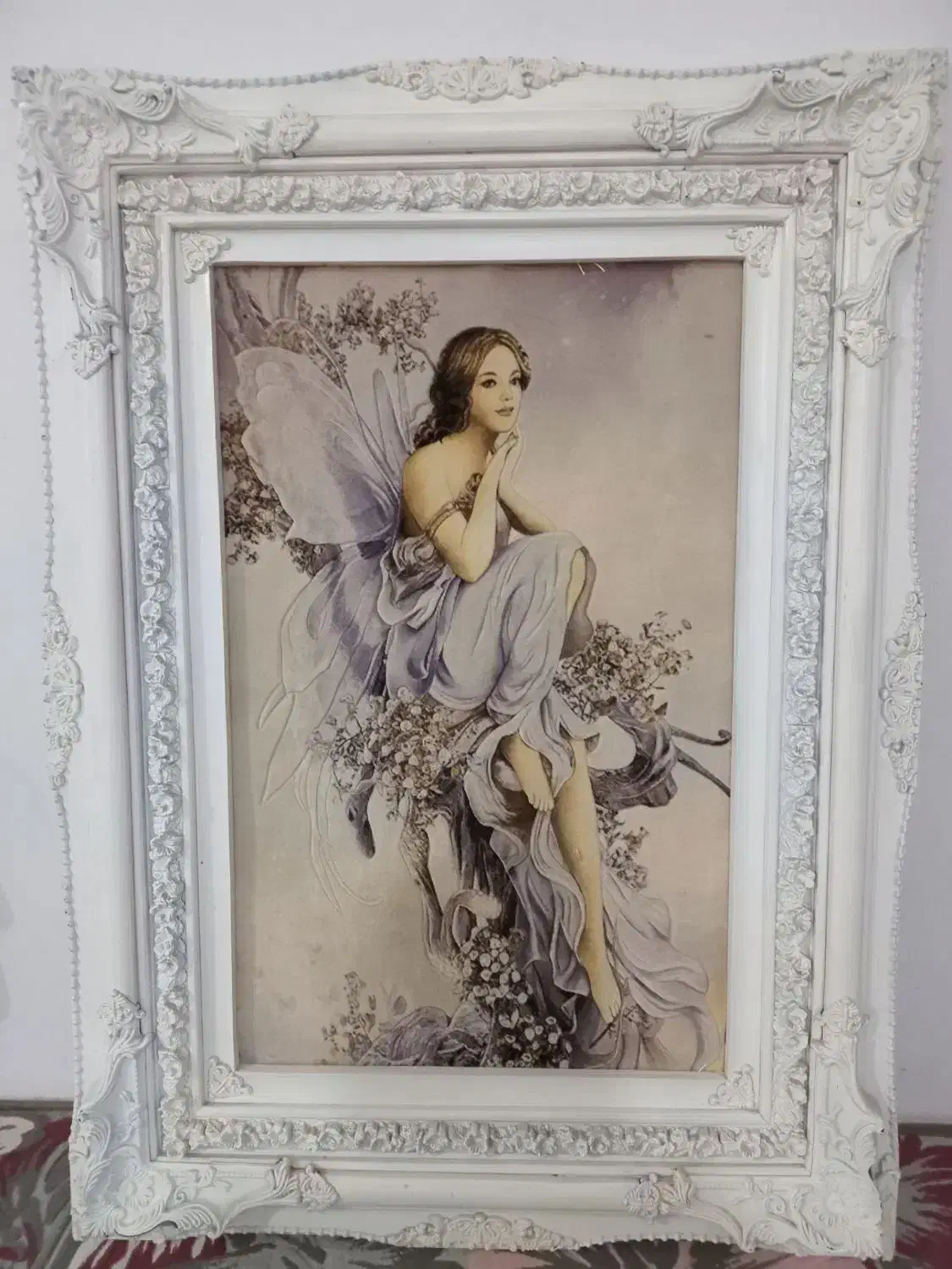 تابلو فرش دست بافت چله ابریشم|تابلو فرش|کنگاور, |دیوار