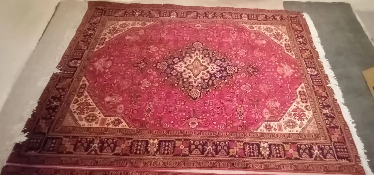 دو تخته فرش ۶ متری دستباف دست دوم|فرش|تبریز, |دیوار