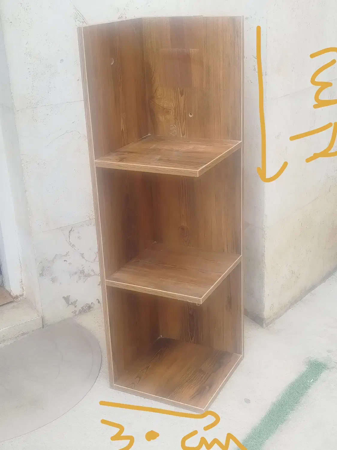 قفسه سه طبقه|کتابخانه، شلف، قفسه‌های دیواری|شیراز, احمدآباد|دیوار