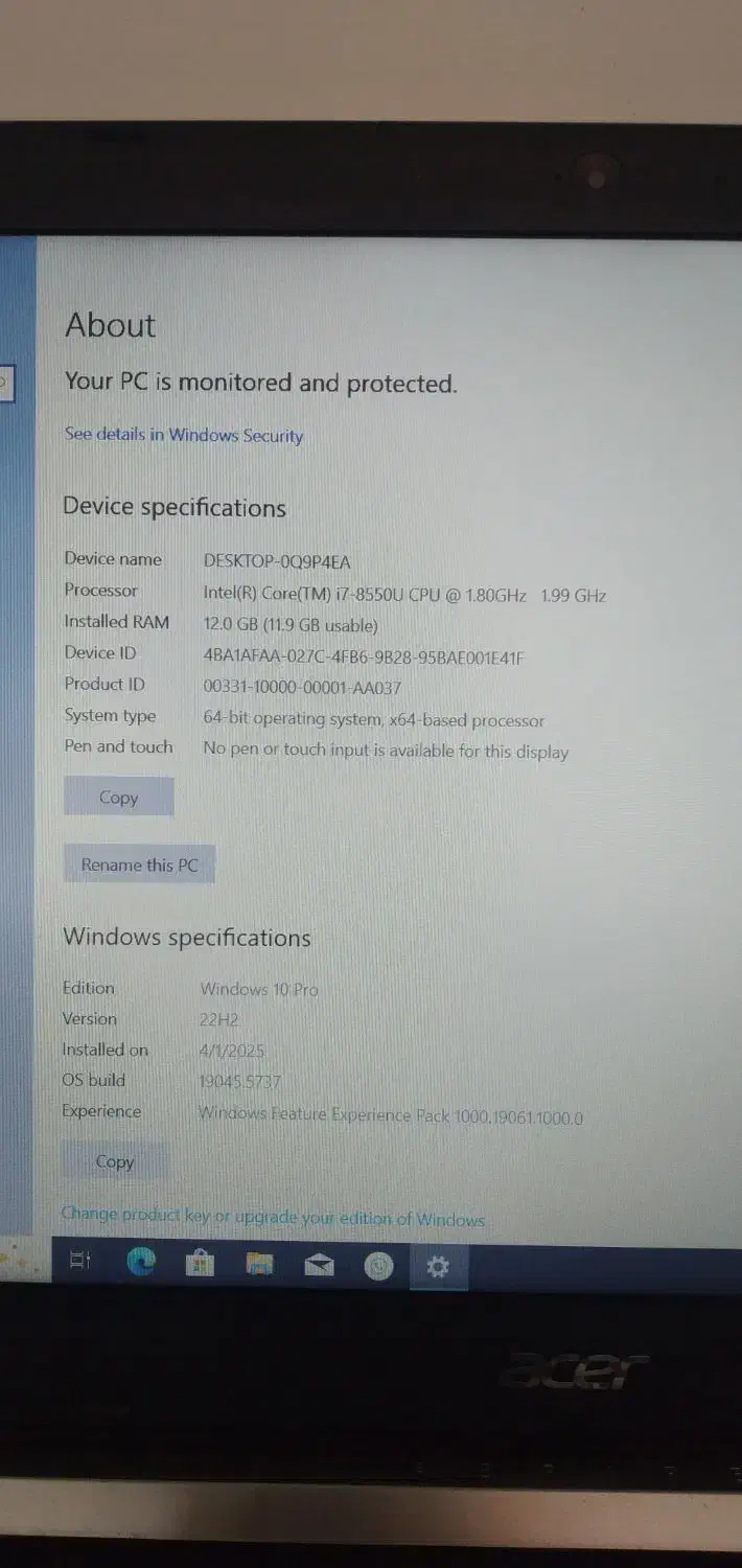 لپ تاپ Acer|رایانه همراه|کرمان, |دیوار