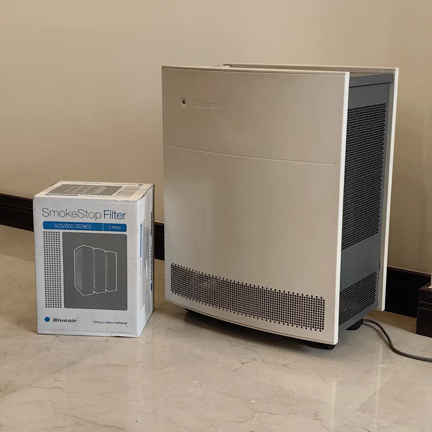 تصفیه هوا بلوایر (Blueair) 650E + فیلتر آکبند|پنکه و تصفیهکنندهٔ هوا|تهران, امانیه|دیوار