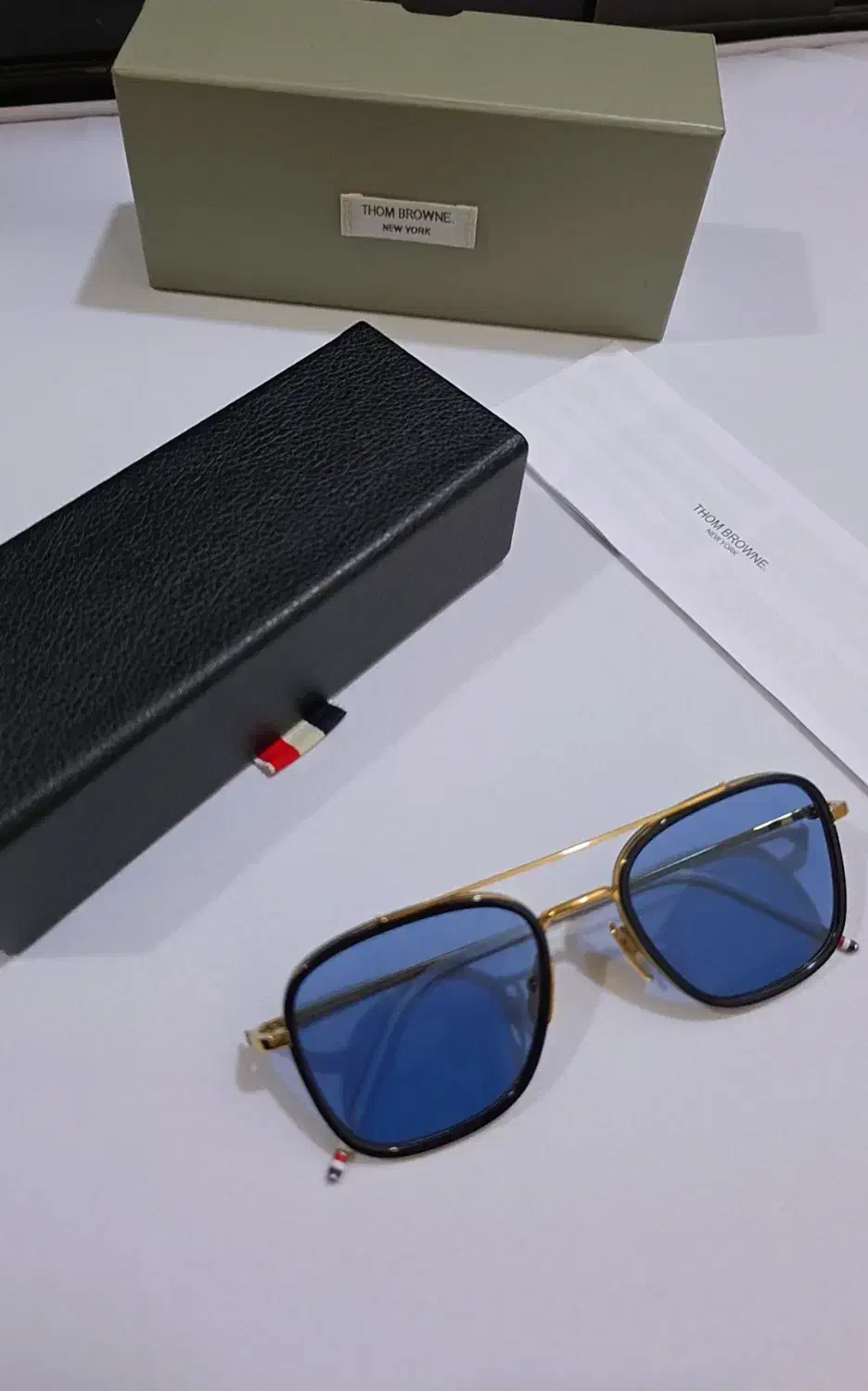 عینک آفتابی اوریجینال THOM BROWNE TB800|زیورآلات و اکسسوری|شیبکوه (هرمزگان), |دیوار