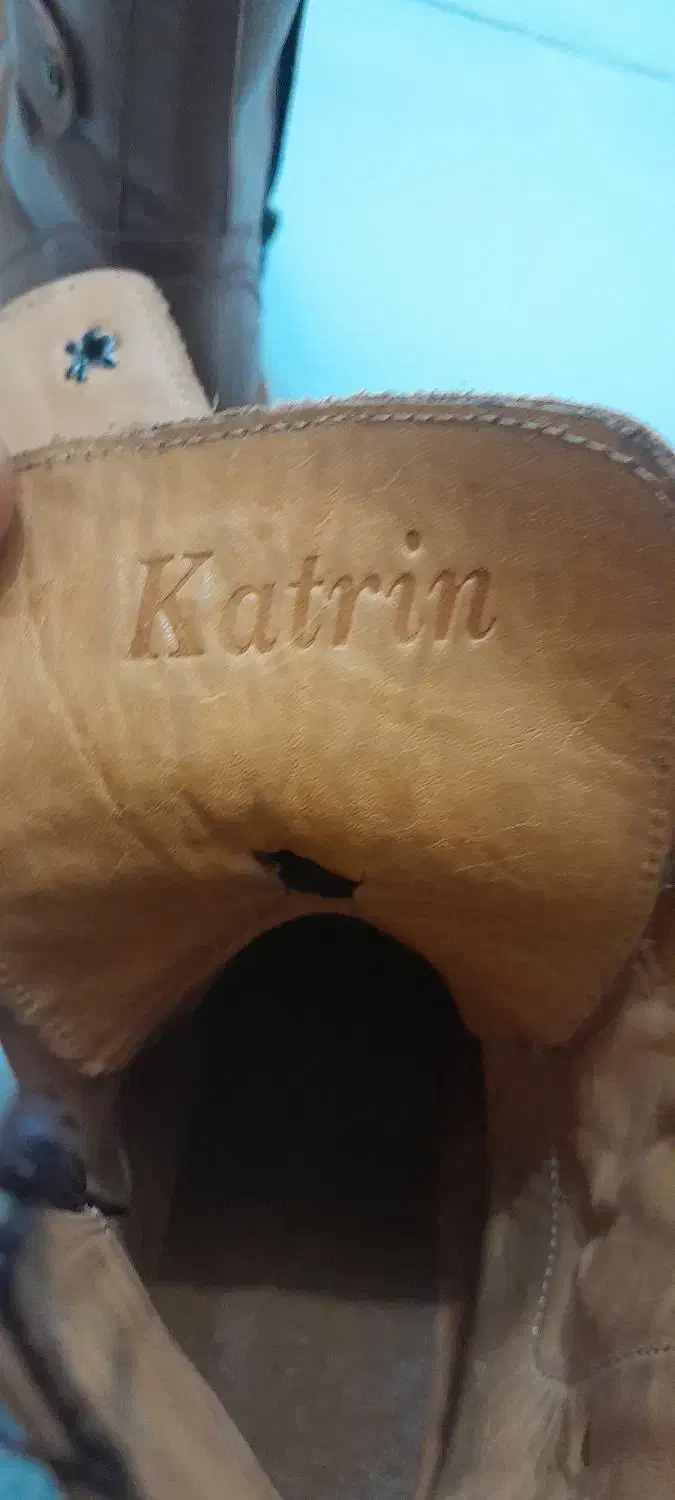 کفش نیم بوت چرم اصل کاترین|کیف، کفش، کمربند|سقز, |دیوار