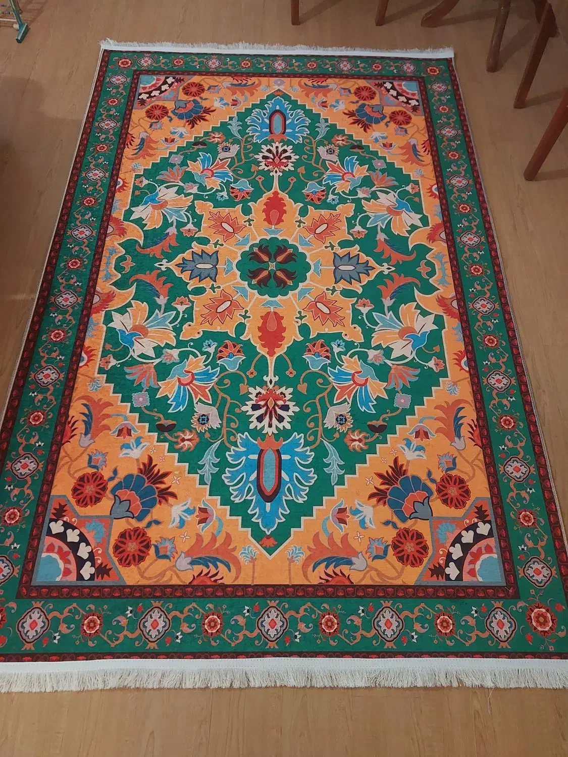 فرش مخمل هازان ترک گلیم فرشینه|فرش|خرم‌آباد, |دیوار