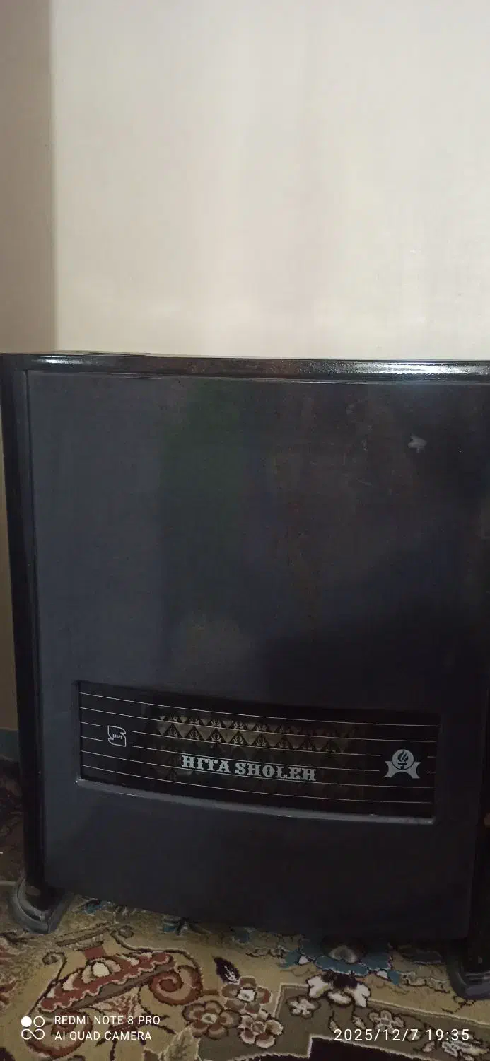 بخاریی گازی به همراه لوله هاش|بخاری، هیتر، شومینه|اهواز, کمپلو شمالی|دیوار