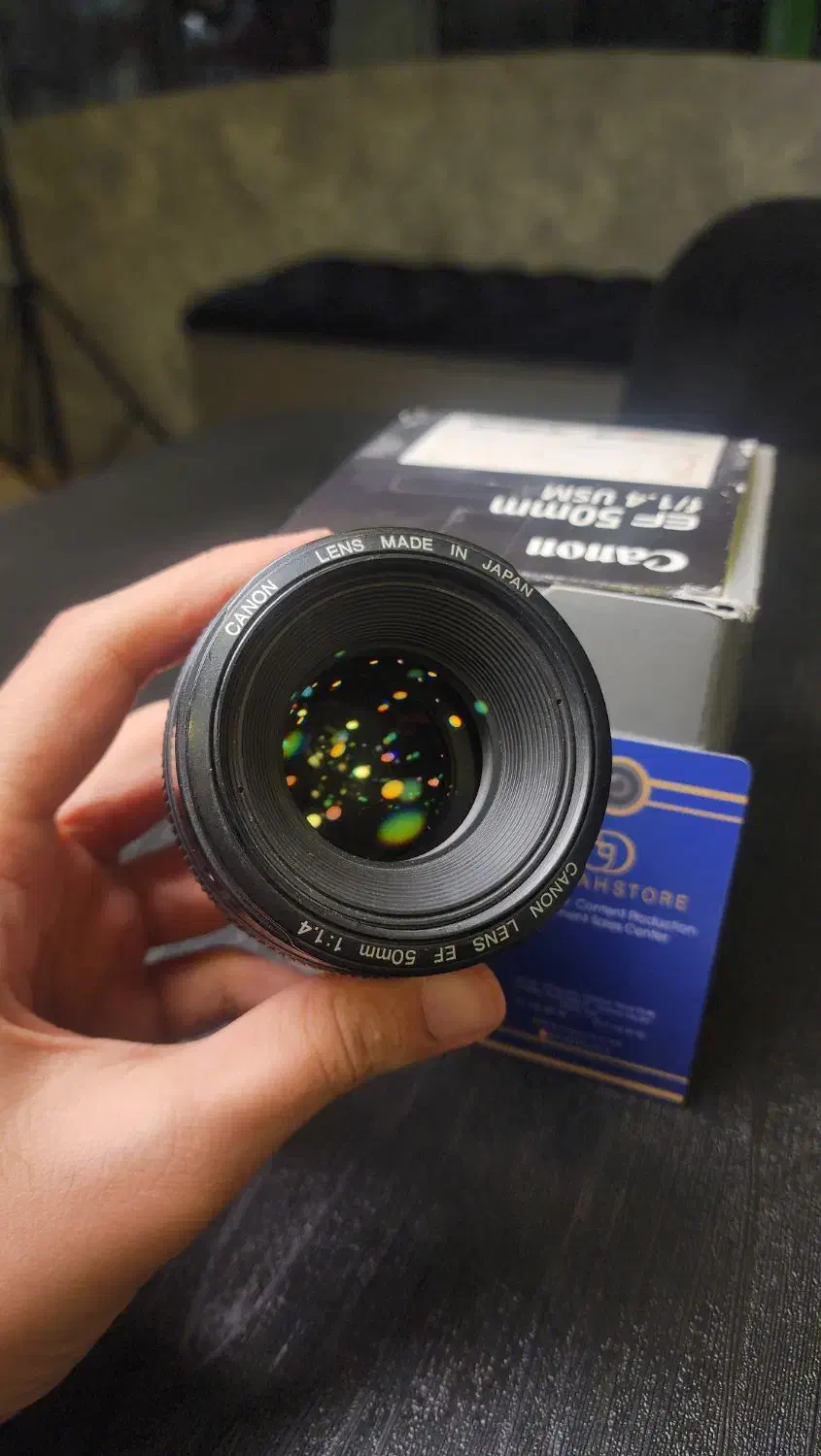 لنز کنن  Canon 50mm F1.4 USM|دوربین عکاسی و فیلم‌برداری|تهران, فردوسی|دیوار