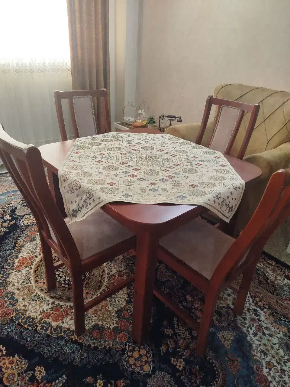 میز ناهار خوری چهار نفره|میز و صندلی غذاخوری|لنگرود, |دیوار