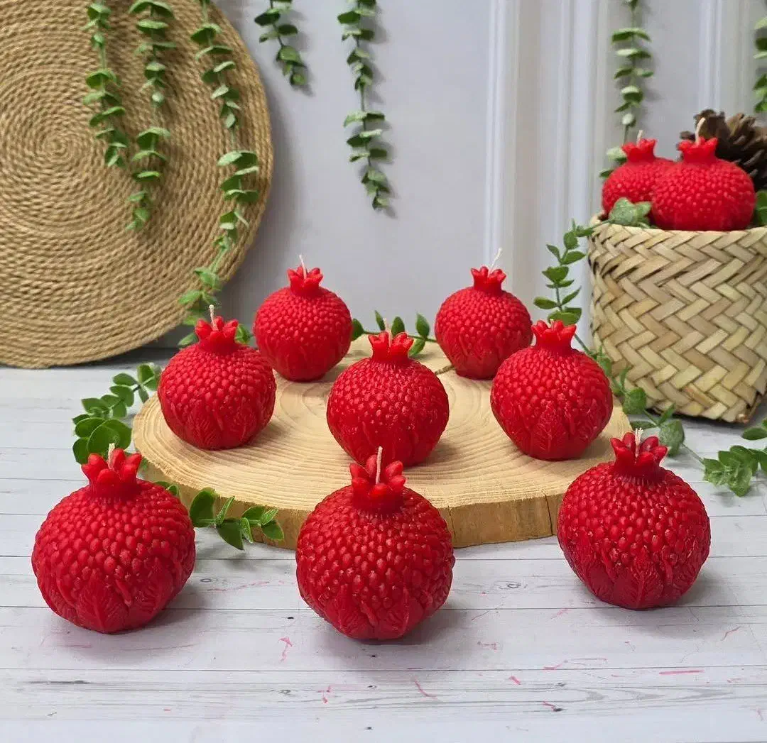 شمع انار و کدوی شب یلدا|صنایع دستی و سایر لوازم تزئینی|مشهد, رده|دیوار