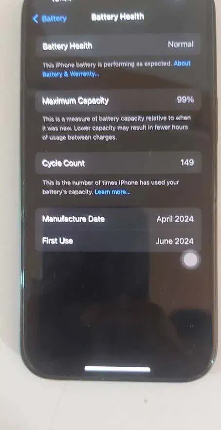 آیفون 15 نرمال 128 گیگ سلامت 99|موبایل|شاهین‌شهر, خبرنگار|دیوار