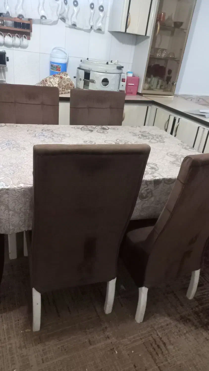 میز ناهار خوری با ۴صندلی|میز و صندلی غذاخوری|ابهر, |دیوار