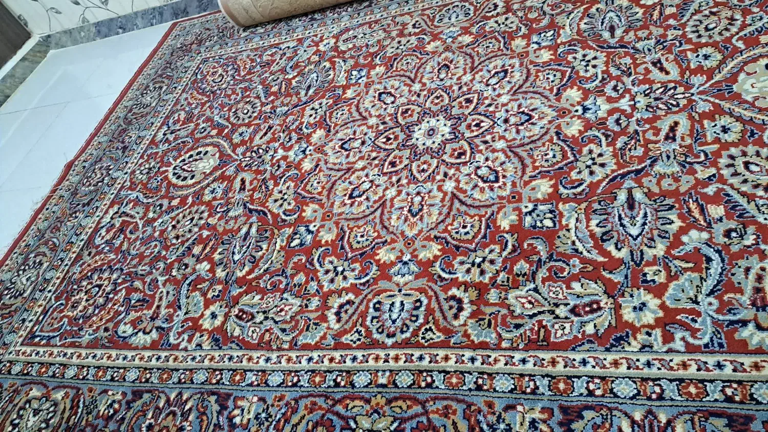 فرش ۶ متری.   ماشینی|فرش|جم, |دیوار