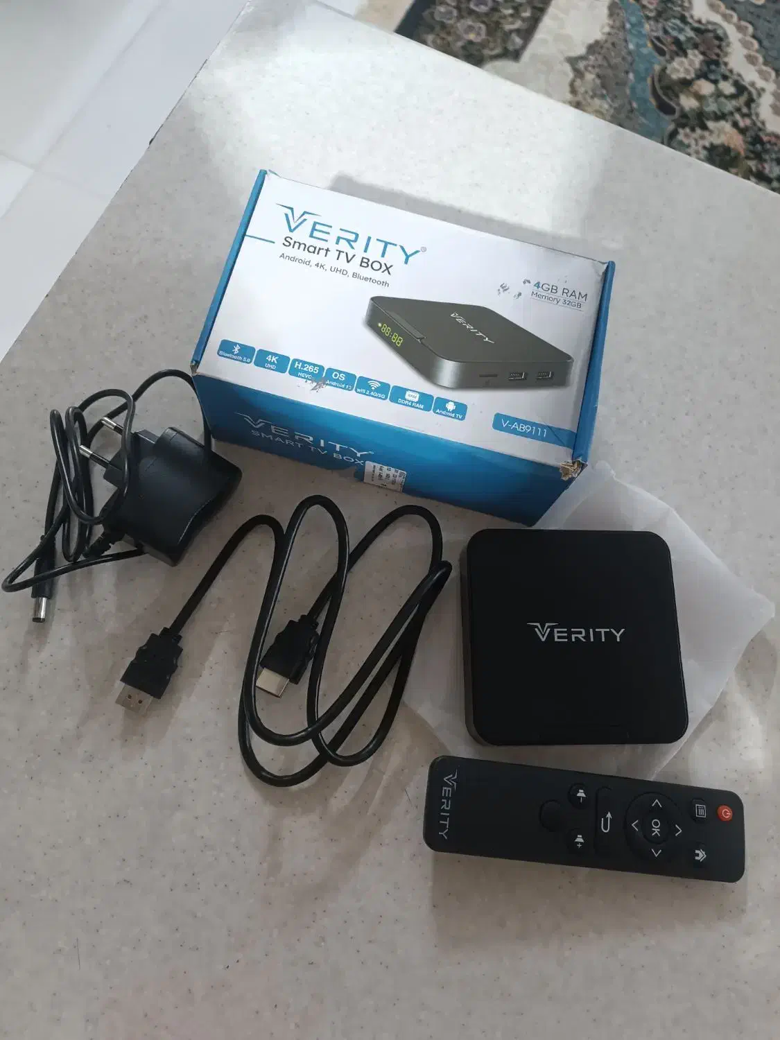 اندروید باکس برندVERITY نوی نو حافظه۳۴رم۴|صوتی و تصویری|مشهد, رسالت|دیوار