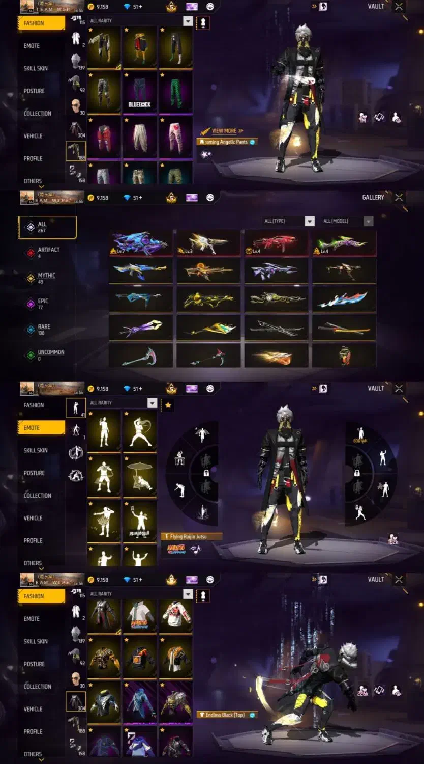 اکانت فری فایر|کنسول، بازی ویدئویی و آنلاین|خرم‌آباد, |دیوار