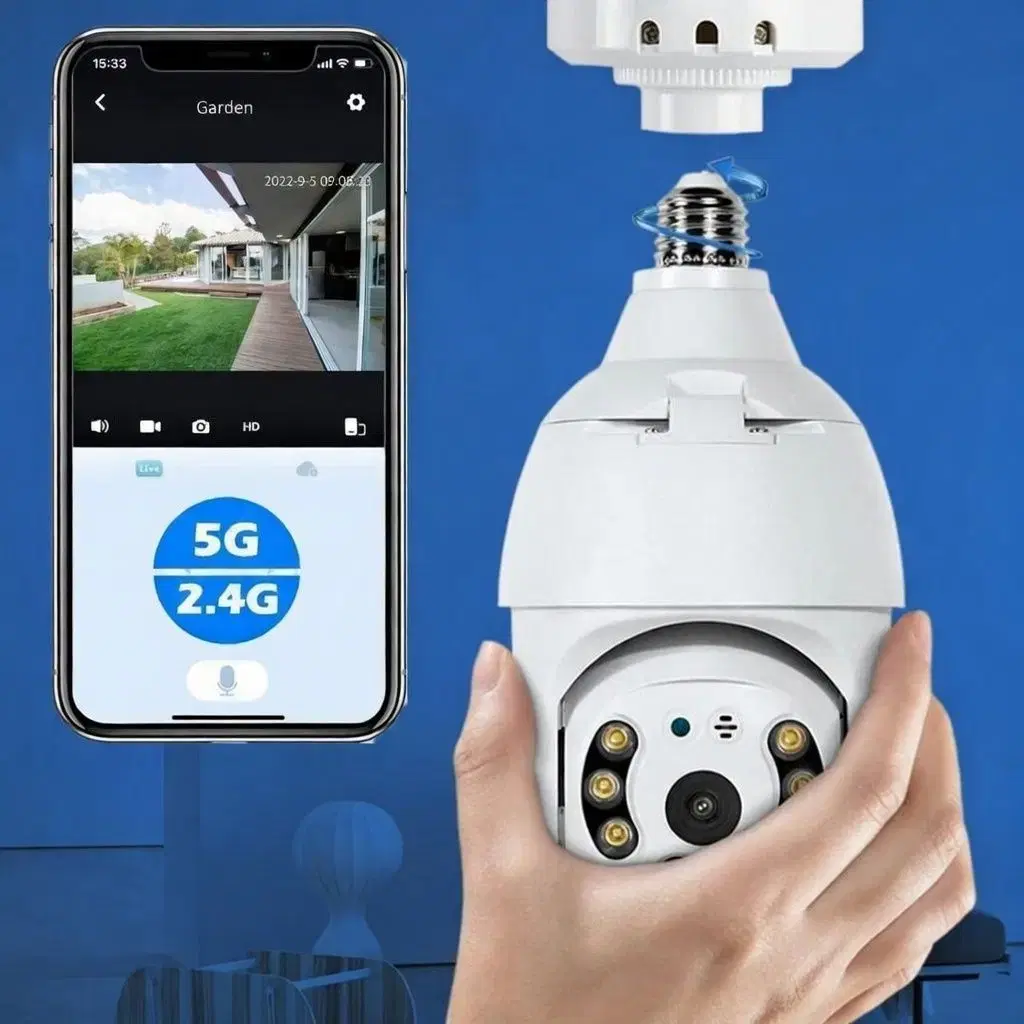 چشمی همیشه هوشیار/دوربین لامپی چرخشی مدل Smart Eye|دوربین عکاسی و فیلمبرداری|کرمانشاه, |دیوار