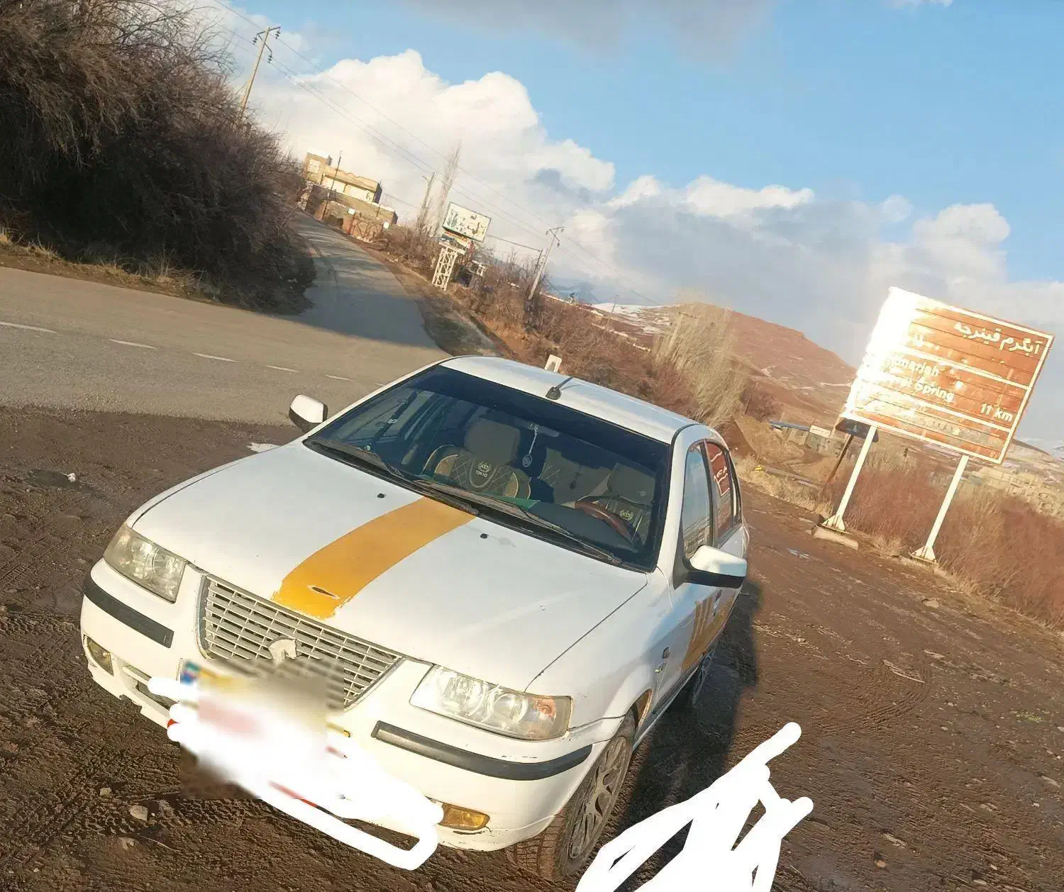 سمند خطی تکاب تخت سلیمان  مدل 96سالم بدونه رنگ|خودرو سواری و وانت|تکاب, |دیوار