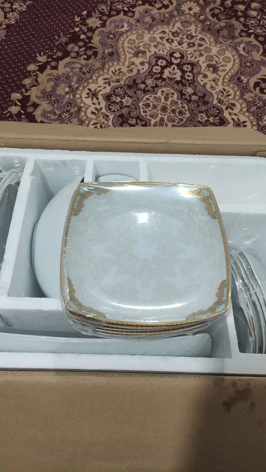 سرویس غذاخوری ۶ نفره|ظروف سرو و پذیرایی|اهواز, سپیدار|دیوار