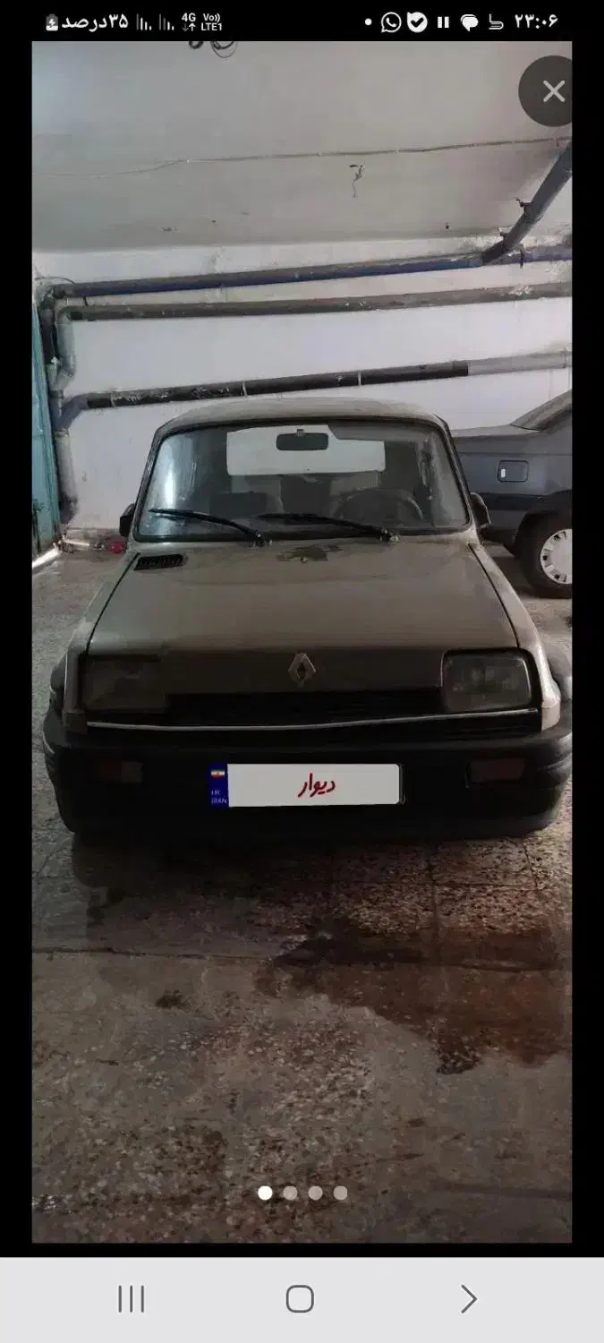 رنو پی کی مدل آخر ۸۳|خودرو سواری و وانت|شیبکوه (هرمزگان), |دیوار