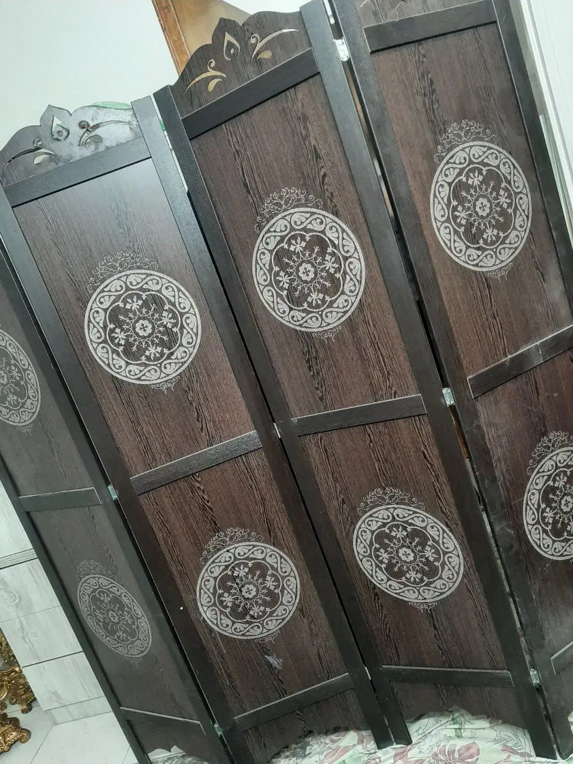 پارتیشن ۴ لنگه|صنایع دستی و سایر لوازم تزئینی|تهران, نیروی هوایی (پیروزی)|دیوار