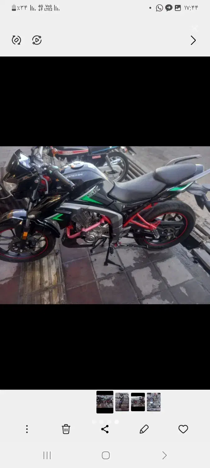 موتور ال ۲۰۰|موتورسیکلت|زنجان, |دیوار