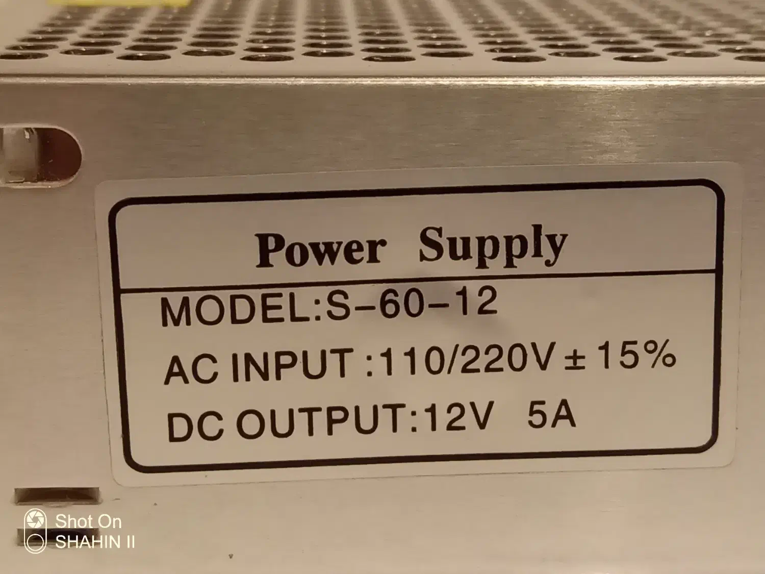 منبع تغذیه سوئیچینگ 12V - 5A مناسب تابلو LED وغیره|قطعات و لوازم جانبی رایانه|سبزوار, امیر کبیر|دیوار