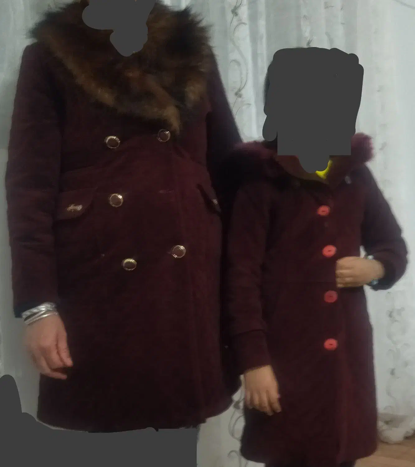 دوعددپالتو ست مادردختری یاخواهری|لباس|گلبهار, شهر جدید گلبهار|دیوار