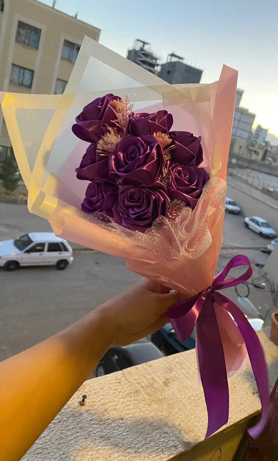 دسته گل روز دختر|گل مصنوعی|زاهدان, |دیوار