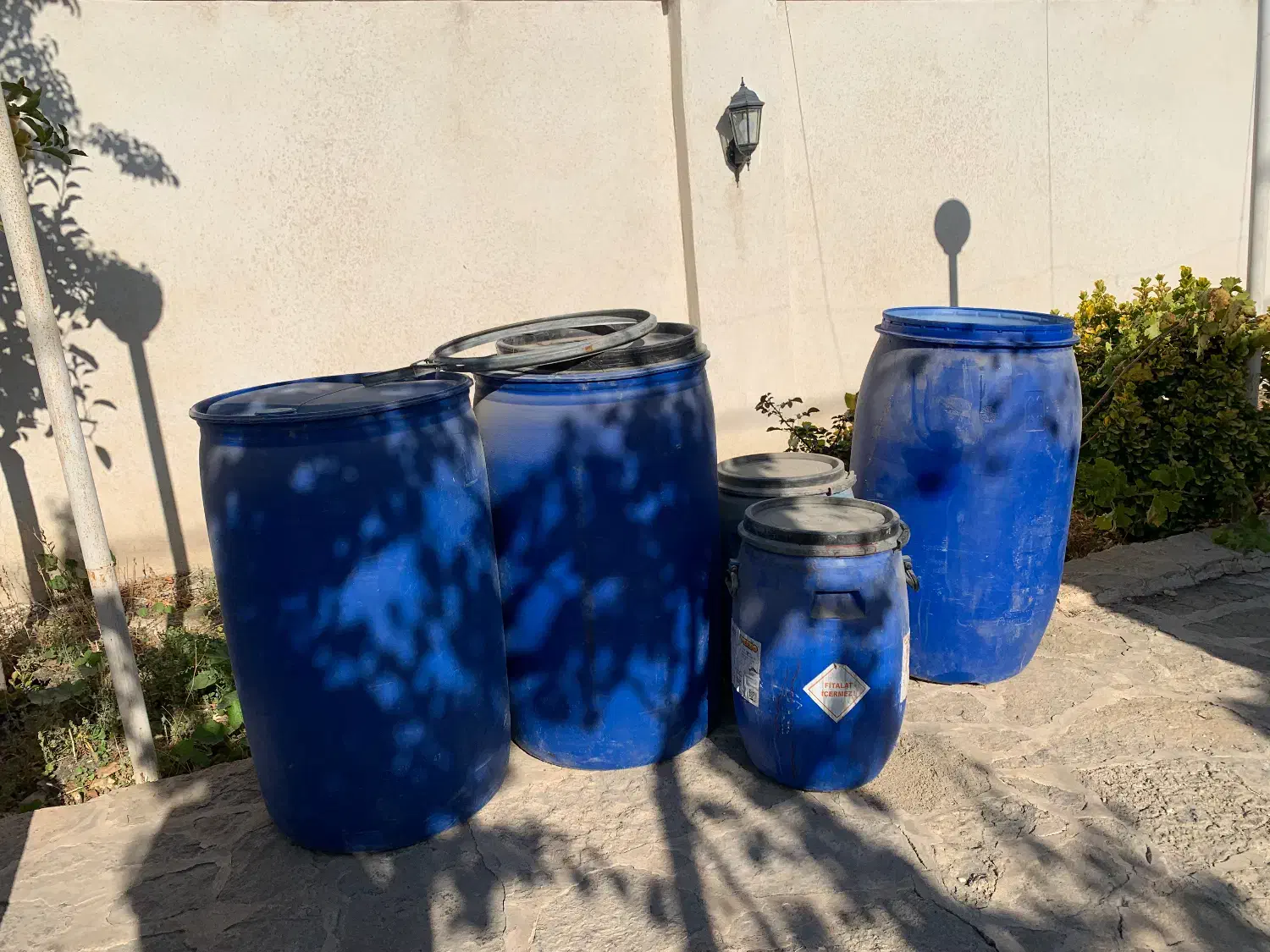 بشکه ۲۲۰ پلاستیکی|ظروف نگهدارنده، پلاستیکی، یکبارمصرف|شاندیز, |دیوار