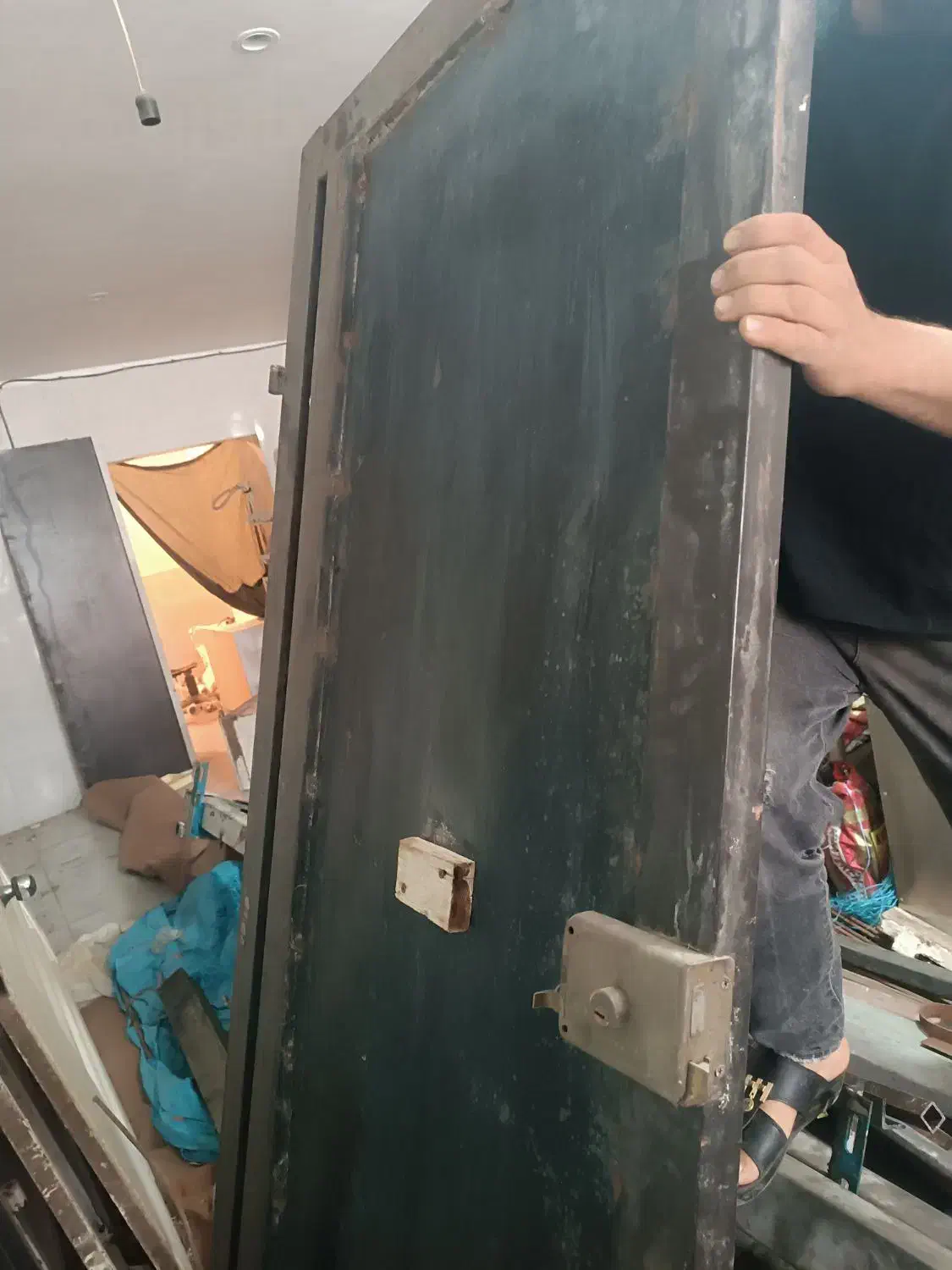 درب حیاط..درب نفر رو ..درب ضد سرقت|مصالح و تجهیزات ساختمان|اهواز, سپیدار|دیوار