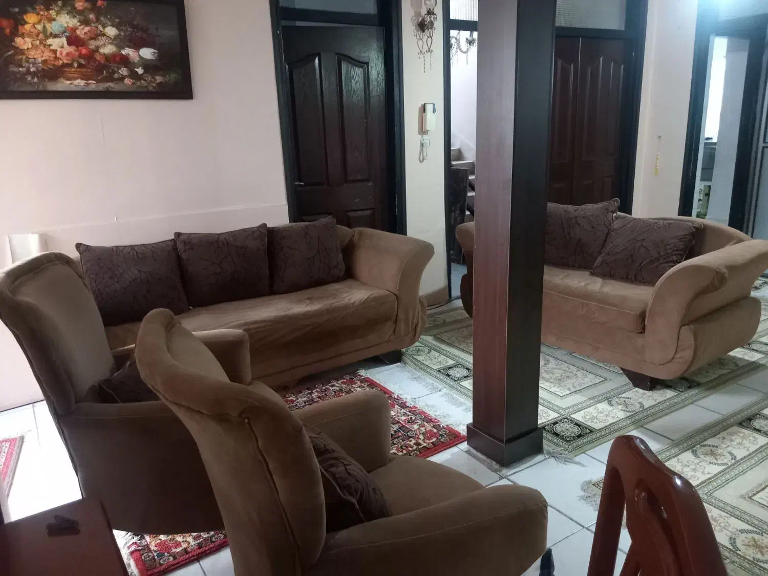 مبل راحتی ۷ تفره|مبلمان خانگی و میز عسلی|اسلام‌‌آباد غرب, |دیوار