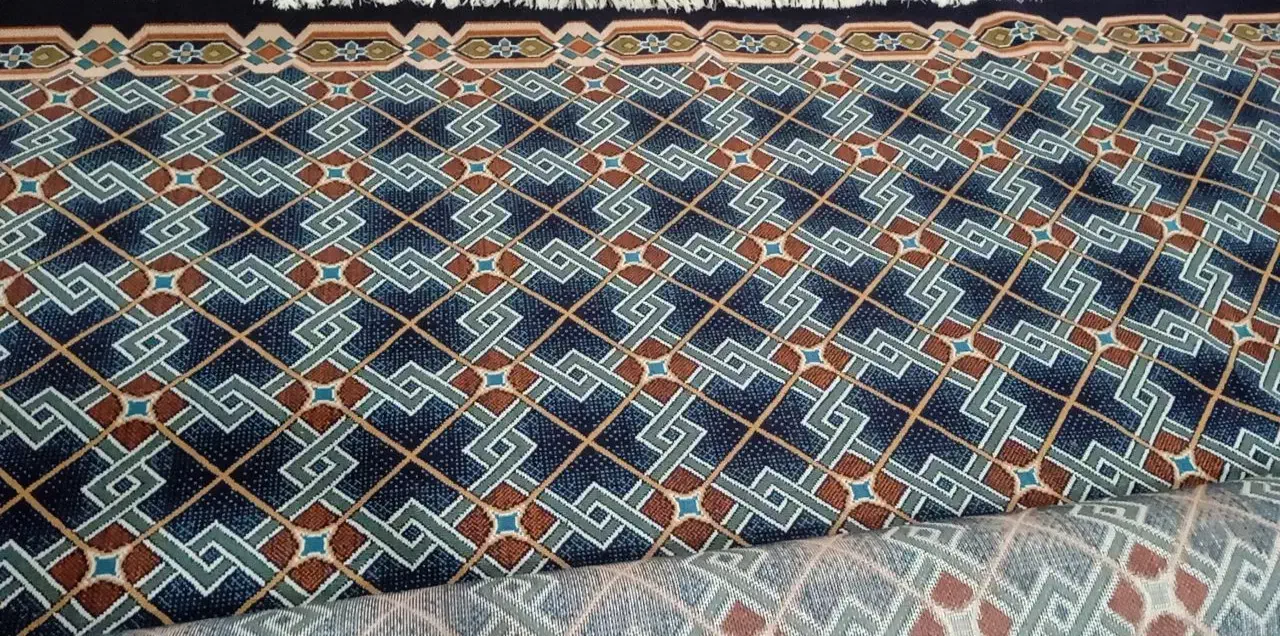 گلیم 9متری رنگ سرمه ایی|گلیم، جاجیم، گبه|زابل, |دیوار