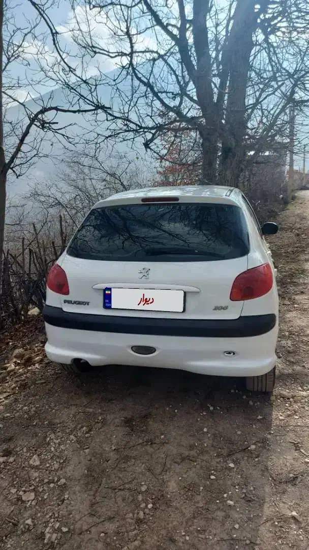 206تیپ 2مدل 96بی رنگ|خودرو سواری و وانت|تنکابن, |دیوار