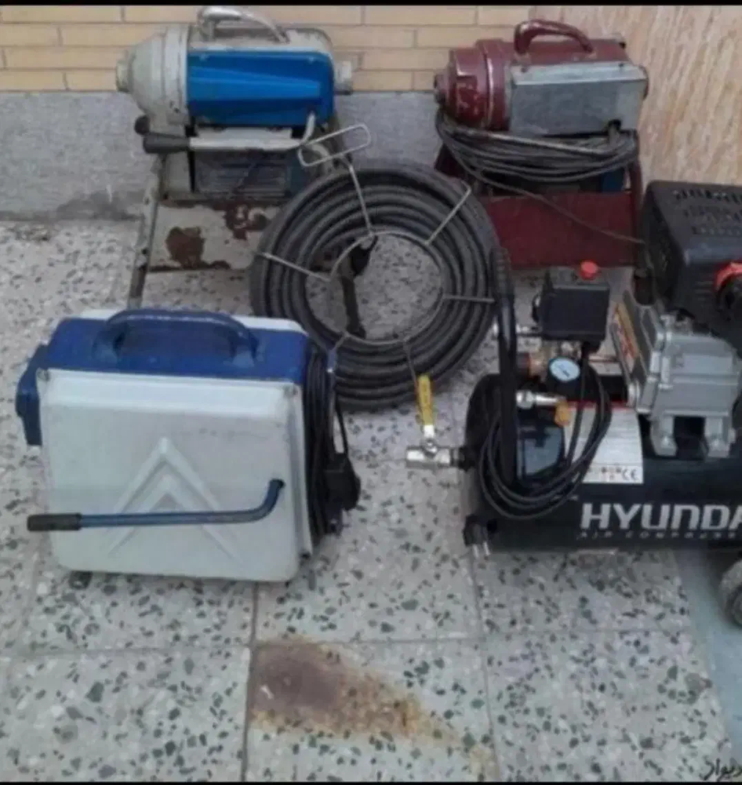 لوله باز کنی با فنر برقی و تخلیه چاه شهرسبز*رنجبر*|خدمات پیشه و مهارت|کازرون, |دیوار