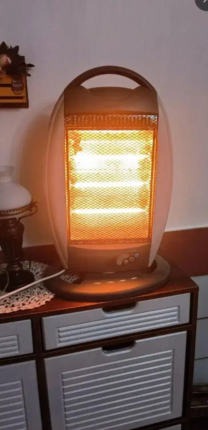 بخاری برقی هالوژنی|بخاری، هیتر، شومینه|پاکدشت, پاکدشت (مامازند)|دیوار