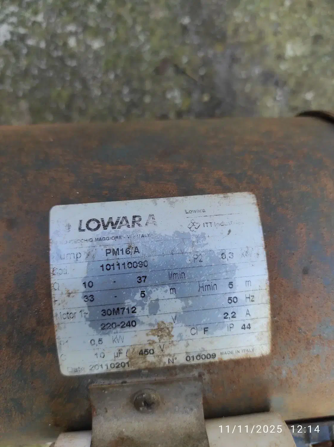 پمپ اب نیم اسب|مصالح و تجهیزات ساختمان|لاهیجان, آهندان|دیوار