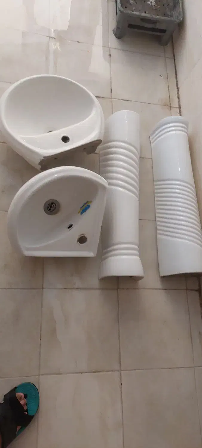 دو عدد سنگ روشویی|لوازم سرویس بهداشتی|اهواز, کوی سعدی|دیوار