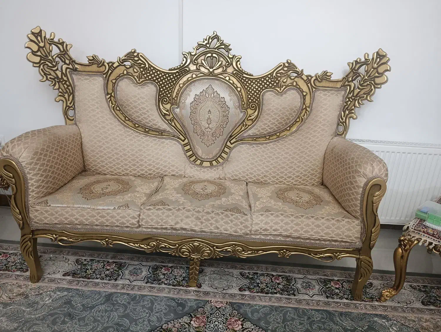 مبل هفت نفره سلطنتی با جلو مبلی|مبلمان خانگی و میز عسلی|ابهر, |دیوار