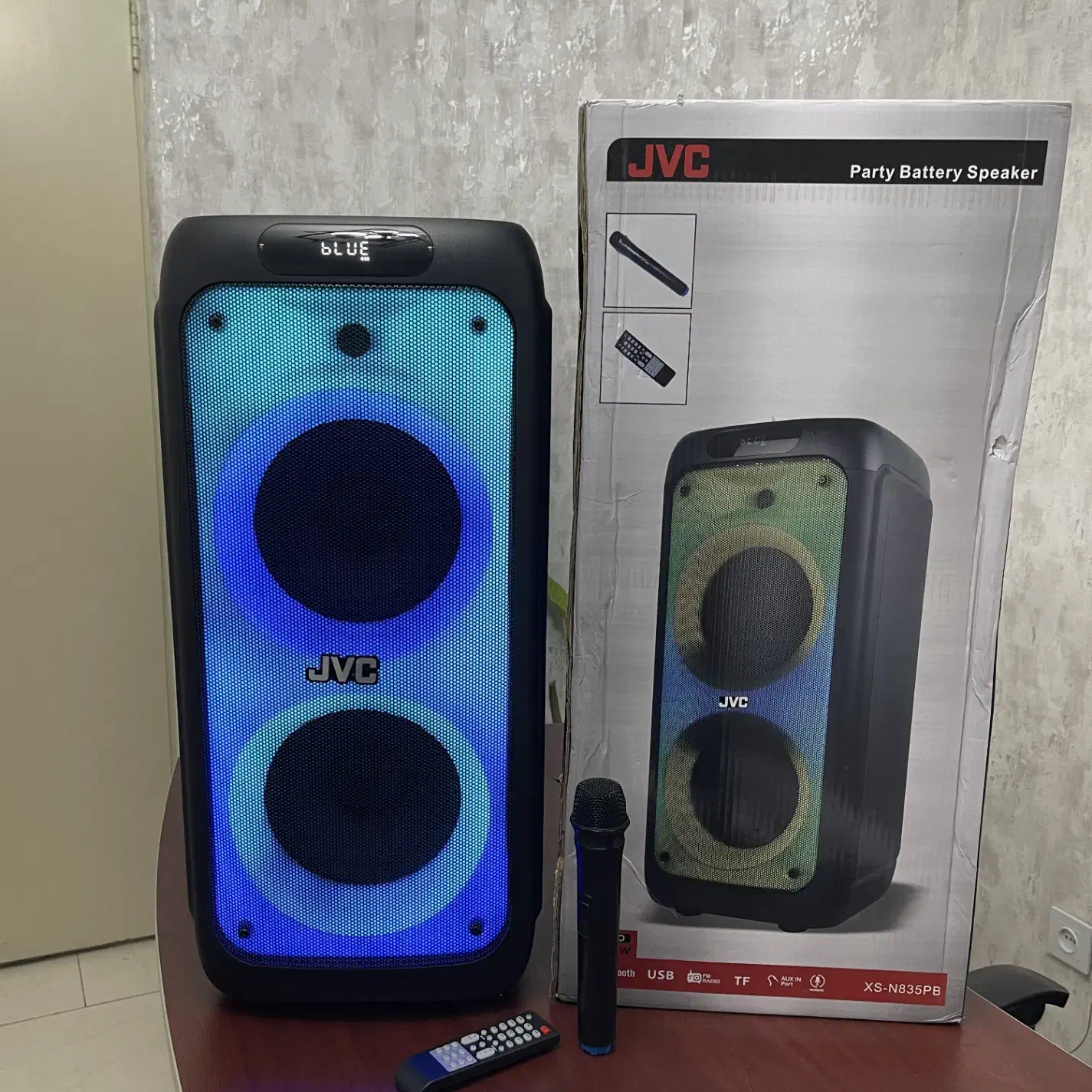پارتی باکس JVC برق مستقیم + باتری اسپیکر بلوتوثی|پخشکننده همراه|تهران, جمالزاده|دیوار