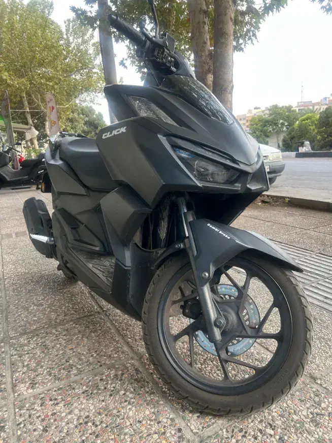 موتور کلیک کبیر طرح هوندا ۱۷۰ نیو فیس مشکی مات|موتورسیکلت|شیراز, آبیاری|دیوار