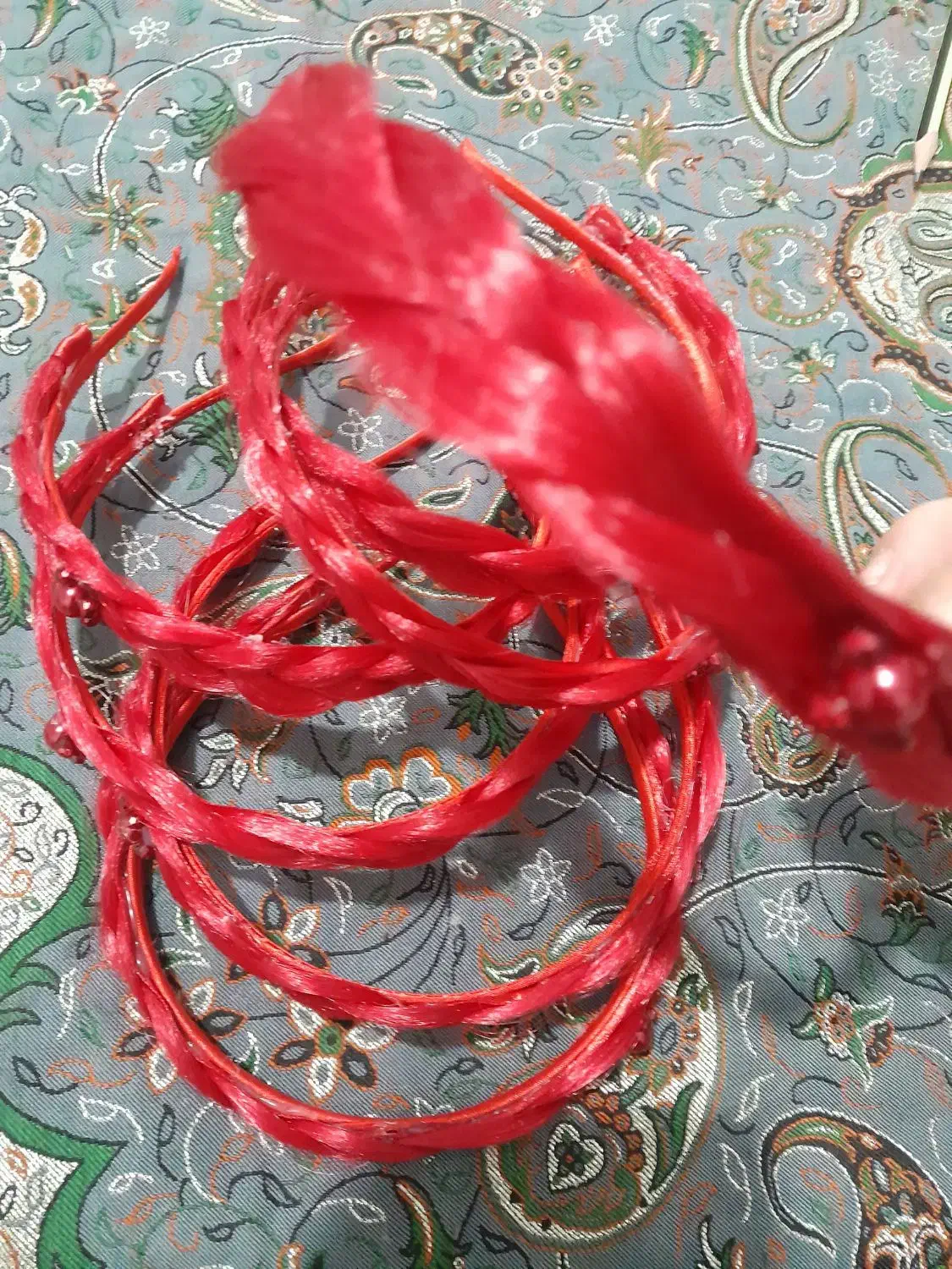 تل سر با بافت موی الیاف برای شب یلدا|بدلیجات|اردکان, |دیوار