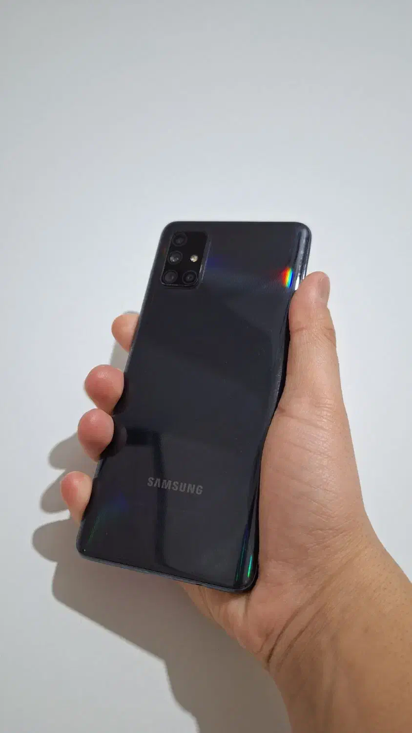 ساسمونگ A71 مشکی 128 تمیز|موبایل|اصفهان, چشمه باقرخان|دیوار