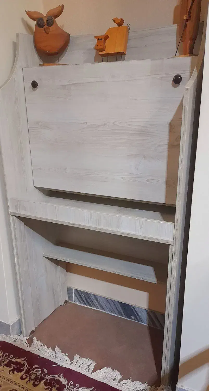 میز تحریر پر کاربرد ولی کم جا به همراه صندلی|میز تحریر و کامپیوتر|قم, بکایی|دیوار