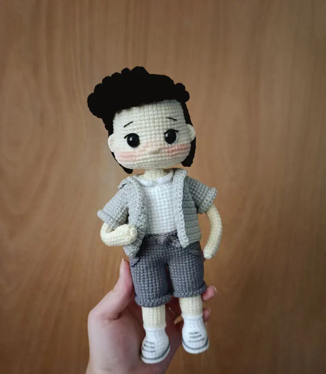 عروسک بافتنی پسر|اسباببازی بچه|مبارکه, |دیوار