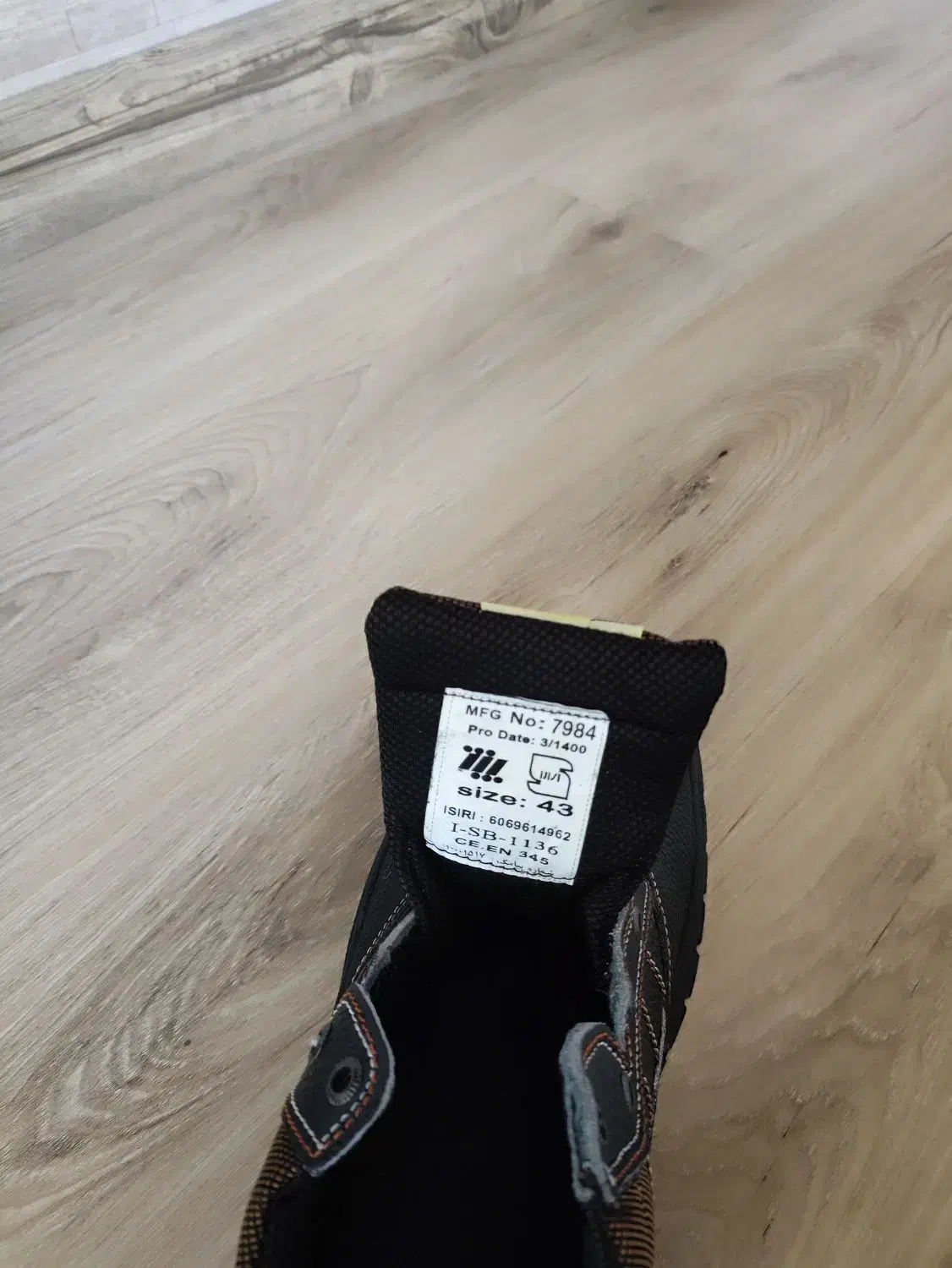 کفش ایمنی نو|کیف، کفش، کمربند|ایلخچی, |دیوار