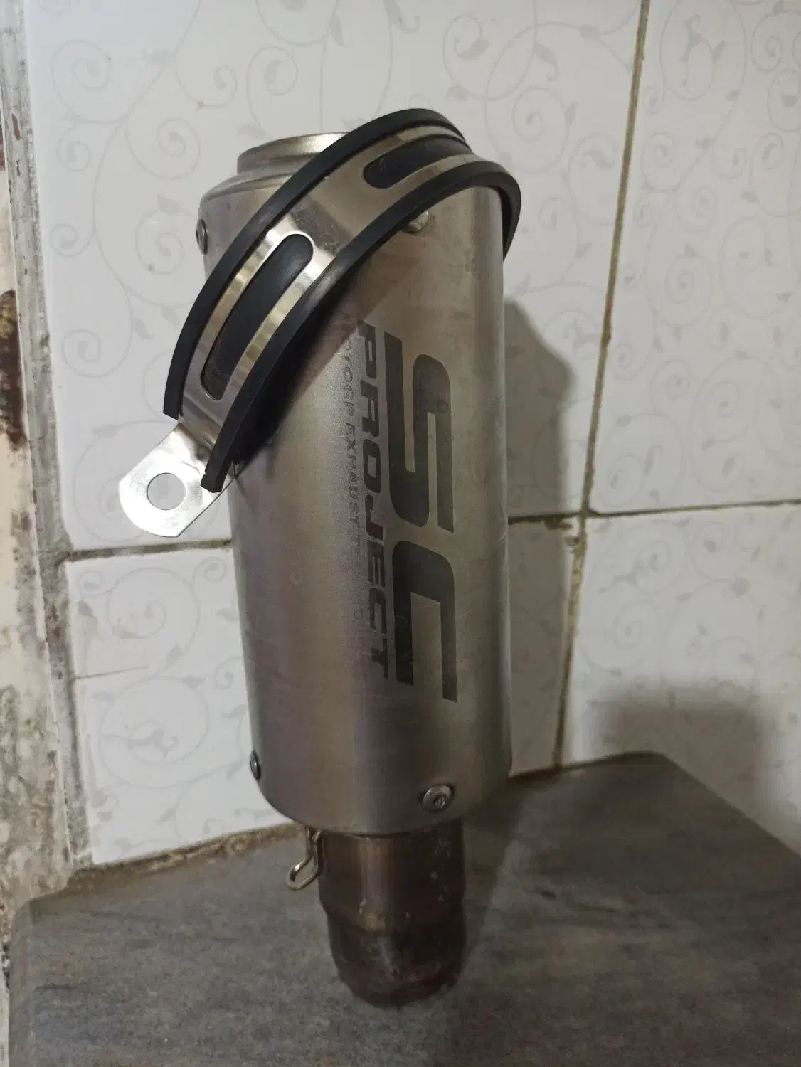 منبع اگزوز سایلنتی sc موتور سیکلت|قطعات یدکی و لوازم جانبی|بهارستان, |دیوار